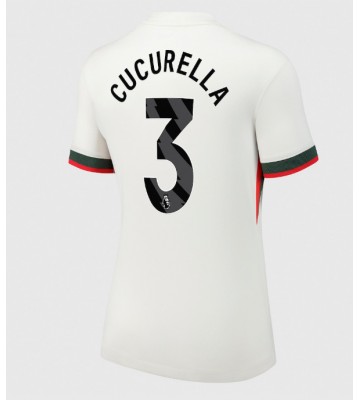 Chelsea Marc Cucurella #3 Bortatröja Kvinnor 2025-26 Kortärmad Chelsea Marc Cucurella #3 Bortatröja Kvinnor 2025-26 Kortärmad